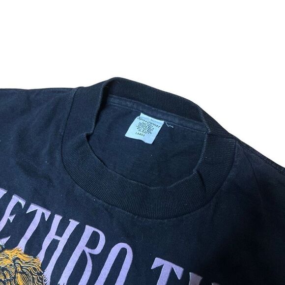 American Vintage 80s Jethro Tull Stand Up Tour Rock Band T Shirt Large - Picture 2 of 6